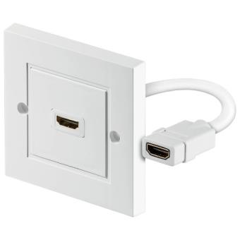 Wentronic Prise murale HDMI (1 prise femelle A HDMI blindée) (Import Allemagne) - 1
