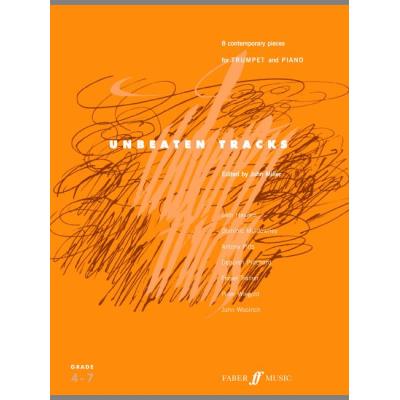 Partitions classique FABER MUSIC MILLER JOHN  - UNBEATEN TRACKS - TRUMPET AND PIANO  Trompette