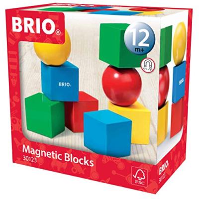 Brio jouet premier age en bois - cubes magiques
