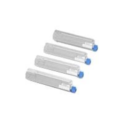 OKI Rainbow Pack - 4 - zwart, geel, cyaan, magenta - origineel - tonercartridge
