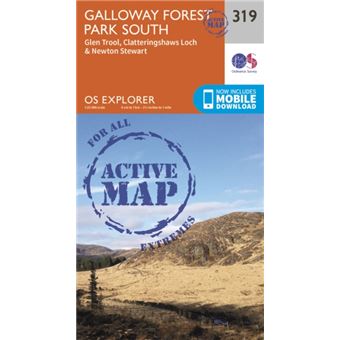 Os Explorer Map Active (319) Galloway Forest Park South (Os Explorer ...