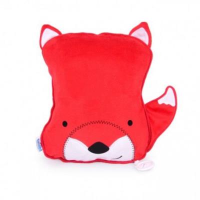 Couverture enfant 3 en 1 trunki- sortie et voyage - rouge félix le renard -snoozihedz