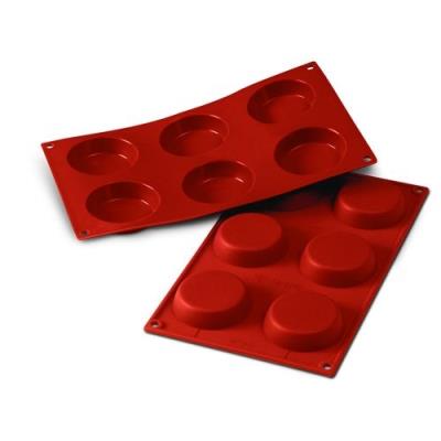 Moule 6 tartes silikomart 20.046.00.0060