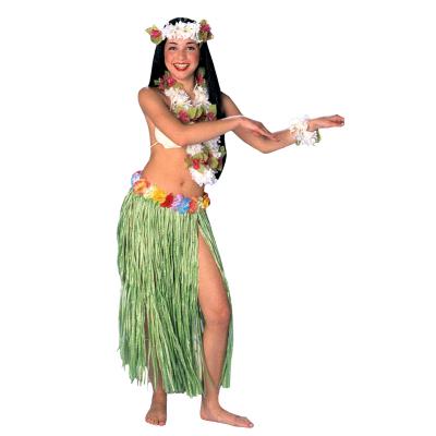 Jupe Hawaii Avec Ceinture A Fleur