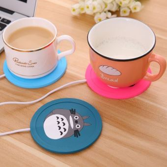 Chauffe-tasse USB Chat, Compatible PC & Mac, En Vinyle