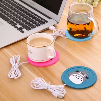 Chauffe-tasse USB Chat, Compatible PC & Mac, En Vinyle