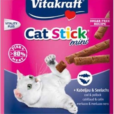 Cat Stick Con Merluzzo E Merluzzo Nero Da 3 Pz - Vitakraft