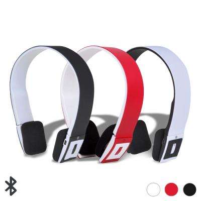 Casque audio sans fil bluetooth rouge