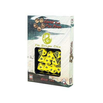 Set de 10 dés - Légende des cinq anneaux - Dragon Clan