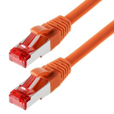 Patchcable s ftp (pimf) cat 6 orange 1,5m - patchcable avec schmalem knickschutz helos 118175