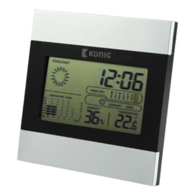 Horloge et station météo lcd könig