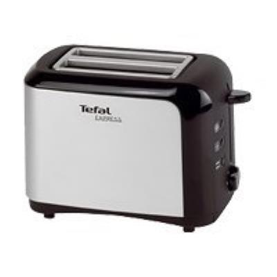 Tefal Express - broodrooster - mat geborsteld roestvrij staal/zwart