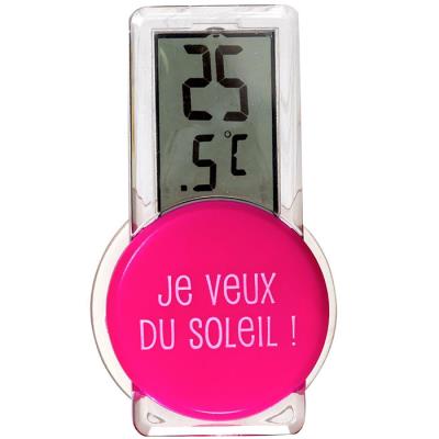 Thermomètre Digital d'extérieur - Fushia