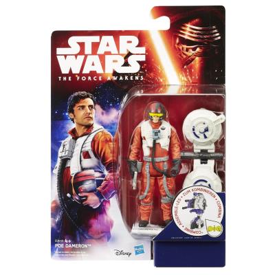 Hasbro - B3449 - Star Wars : The Force Awakens - Poe Dameron - Figurine 9 cm + Accessoires