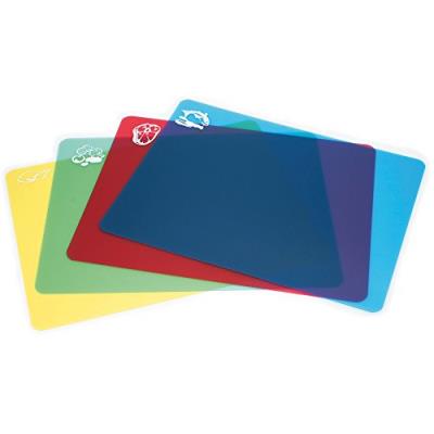 Brix b kit de 5421 chop chop gourmet planches à découper flexible, 4 pièces, 30 x 38 cm