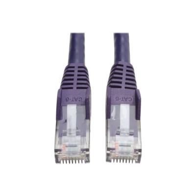 Tripp Lite 5ft Cat6 Gigabit Snagless Molded Patch Cable RJ45 M/M Purple 5' - verbindingskabel - 1.52 m - paars