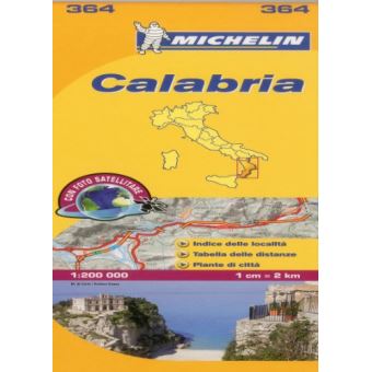 Mapa Michelin Local 384 - Itália: Calabria