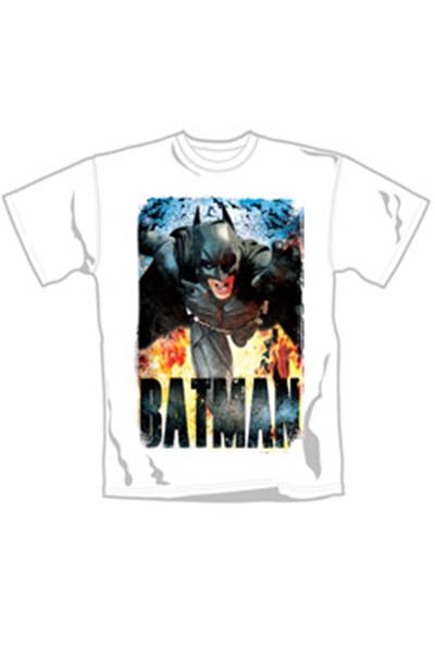 Batman The Dark Knight Rises T-Shirt Running Flames (XL)