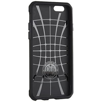 Coque iPhone 6s, Spigen Coque iPhone 6 / 6s [Rugged Capsule] rétablissement [Black ] Armure Robuste Ultimate protection et design robuste avec Premium Fini Mat solide Coque pour iPhone 6s (2015) - Black (SGP11597)