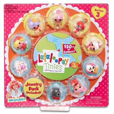 Lalaloopsy Tinies - Série 3 - Coffret Bijoux 5 - Pack 9 Mini Personnages-Breloques