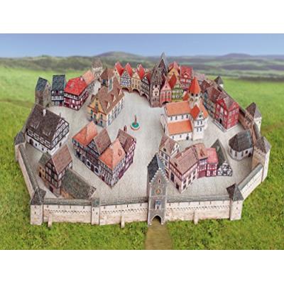 Aue-verlag 33 x 27 x 10 cm ville médiévale modèle kit