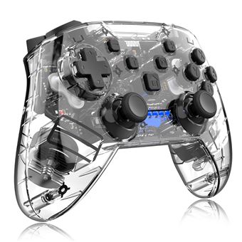 Manette Sans Fil Pro Pour Nintendo Switch/Lite - Noire, Turbo, Vibration, Compatible PC