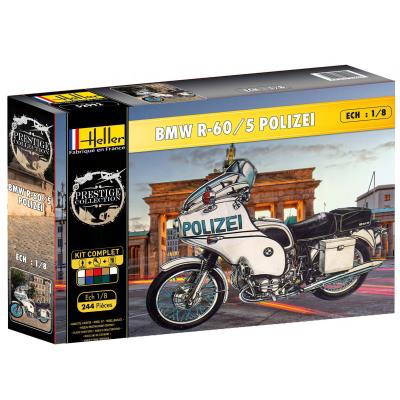 Maquette moto Kit complet : BMW R-60/5 Police Heller