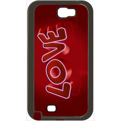 Coque samsung note 2 motif love 3d
