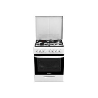 Rosières RCM 6972 RB - cuisinière - pose libre - 60 cm - rose blanche