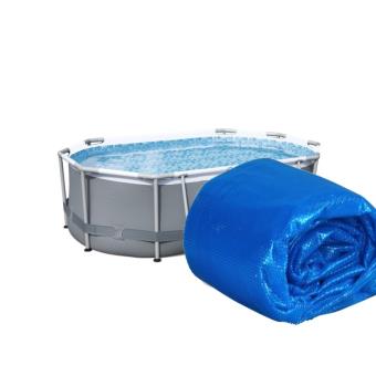 Bâche à Bulles 404x230m Pour Piscine Tubulaire Bestway 424x250m