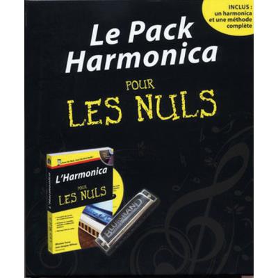 Méthodes et pédagogie FIRST INTERACTIVE YERXA/MILTEAU - L'HARMONICA POUR LES NULS - PACK HARMONICA BLUES BAND + LIVRE + ETUI + CD Harmonica