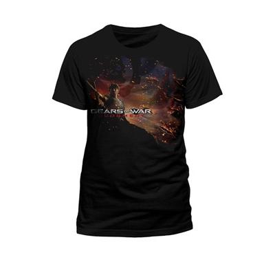 Gears of War - T-Shirt Flag & Justice (L)