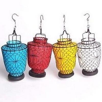 4 Lanternes Bougeoir Bougie Lampe Lampion Chinoise Photophore