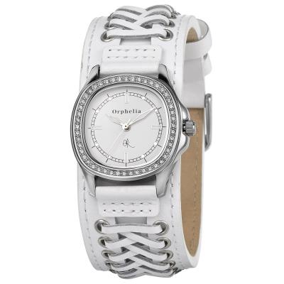 Montre Orphelia Mona Deco-122-1705-11 en Cuir Blanc