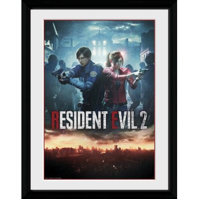 RESIDENT EVIL 2 - Collector Print 30X40 - City Key Art