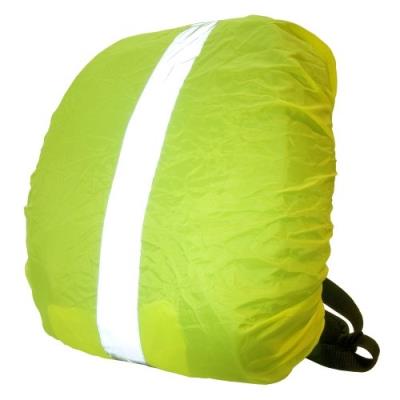 Wowow bag cover housse réfléchissante imperméable fluoro jaune xl