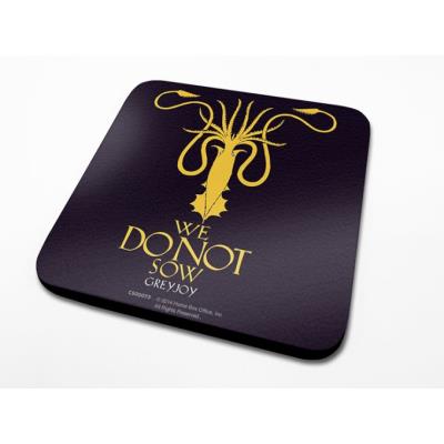 Sous-verre greyjoy 10 x 10cm game of thrones