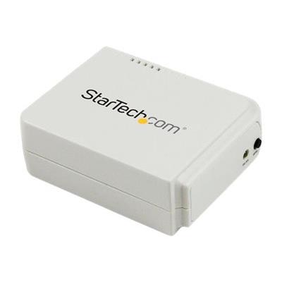 StarTech.com 1-poorts USB Wireless N netwerkprintserver met 10/100 Mbps Ethernet-poort - 802.11 b/g/n - printerserver
