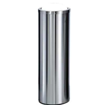 DECOR WALTHER 0611270 DW 1024 CORBEILLE À PAPIER EN ACIER INOXYDABLE POLI
