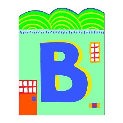 Djeco - Lettre petite maison en bois - B