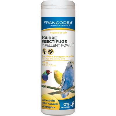 Comparer les prix de Francodex Poudre Insectifuge 150g - Repousse les parasites