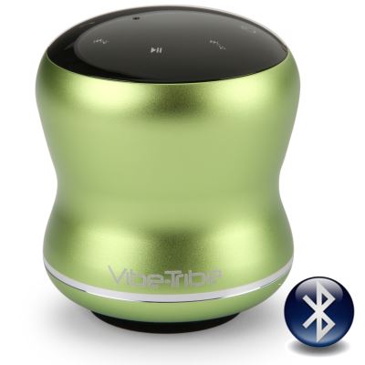 Vibe-Tribe Mamba Lime Green: 18 Watt Haut-parleurs a Vibration Sans Fil, Bluetooth, Ecran Tactile, Connexions en série & Mains-libres