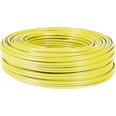 Cable multibrins f utp cat5e jaune - 100m