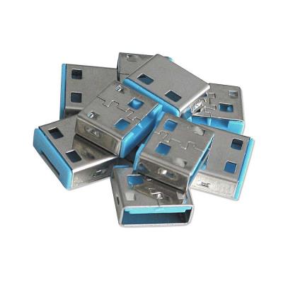 Verrous USB, 10 pièces, Bleu