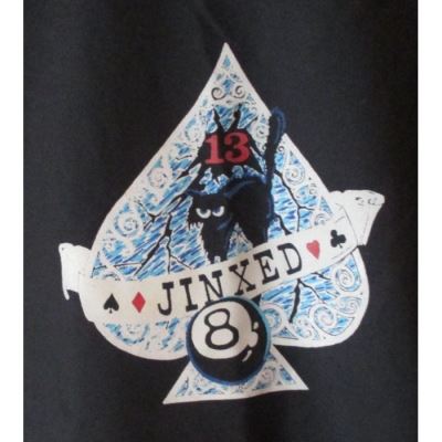 chemise chat et 8 ball noir chemisette homme 3xl rockabilly
