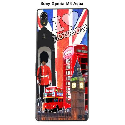 Coque Sony Xpéria M4 Aqua - Londres-2