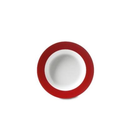 ROSTI MEPAL ASSIETTE CREUSE EN MÉLAMINE LÉGÈRE ET RÉSISTANTE ROUGE LUNA