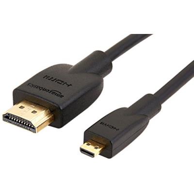 AmazonBasics Câble micro HDMI vers HDMI haut débit 0,91 m (standard le plus récent)