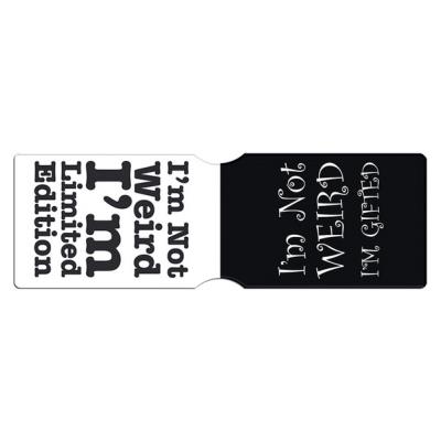 Porte Carte I'm Not Weird I'm Gifted