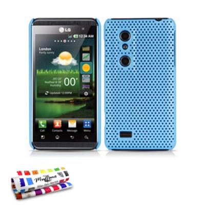 Coque ORIGINALE Ultra Fine Bleu lagon , Alvéolia, de MUZZANO pour LG OPTIMUS 3D P920